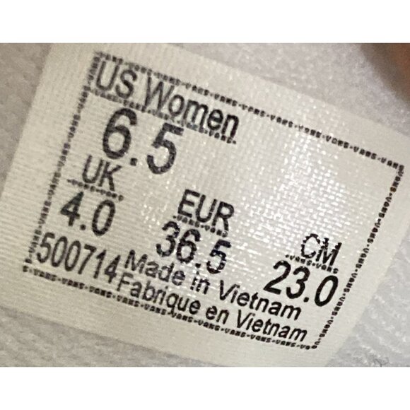 Vans Women's Size 6.5 Beige White Checkerboard Canvas Old Skool Sneakers - Picture 8 of 8